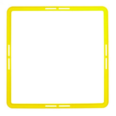 Тренувальна наземна сітка PlayGame Hexagon Agility Grid квадратна 425х425 мм, помаранчевий, код: C-1411_OR