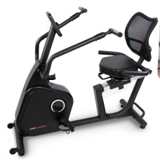 Горизонтальний велотренажер FitLogic B1902R, код: B1902R-ST