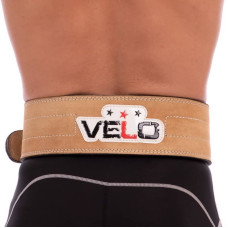 Пояс атлетичний Velo M бежевий, код: VL-6645_M
