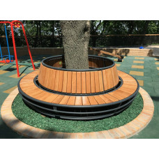 Лавка кільцева InterAtletika 3010х3010х859 мм, код: LP034-SM