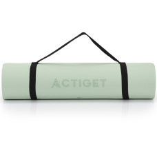 Килимок для йоги та фітнесу Actiget TPE 183 x 61 x 0.6 см м'ятний-чорний, код: ACT0022