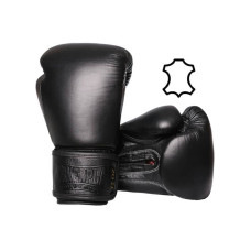 Боксерські рукавиці PowerPlay чорний, 12 унцій, код: PP_3014_12oz_Black