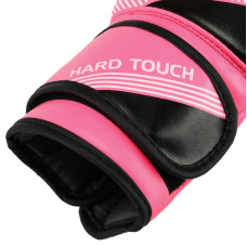 Боксерські рукавиці дитячі Hard Touch 8 унції, рожевий-чорний, код: BO-7709_8PBK