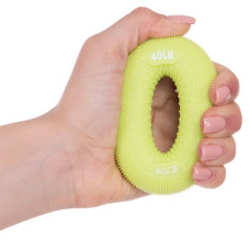 Еспандер кистьовий кільце FitGo Jello 40LB салатовий (1шт), код: FI-2526_LG-S52