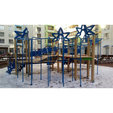Ігровий комплекс InterAtletika Кришталевий замок, 7759х5844х3639 мм, код: T808-SM