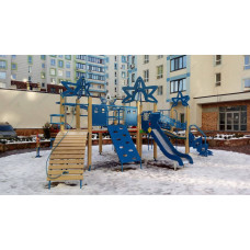 Ігровий комплекс InterAtletika Кришталевий замок, 7759х5844х3639 мм, код: T808-SM