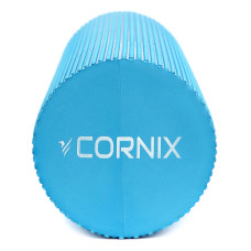 Масажний ролик (валік) Cornix EVA+ 600x150 мм, синій, код: XR-0311