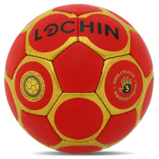 М"яч для гандболу PlayGame Lochin №3 червоний-жовтий, код: ZR-15-S52