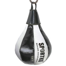 Груша підвісна SportKo 500х240 мм, 5 кг, чорний-помаранчевий, код: GP-1_BKOR-S52