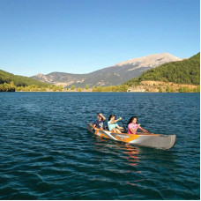 Надувна SUP дошка (борд) Aqua Marina Tomahawk Air-C, три весла KP-1, код: M-9181920-IN