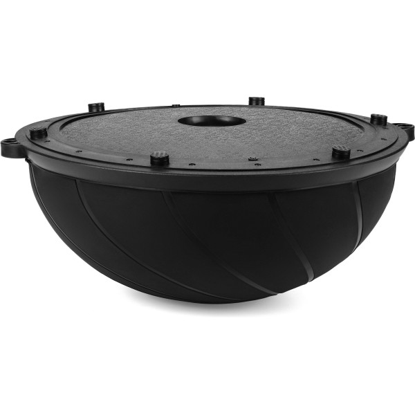 Балансувальна півсфера Gymtek Flex Core Half Ball 58см з еспандерами + насос чорний, код: 5905884426449