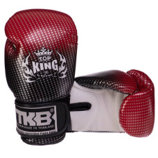 Рукавички боксерські Top King Ultimate шкіряні M, червоний, код: TKBGKC-01_M_R-S52