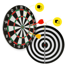 Дартс класичний Cornix Dartboard Game 2 в 1 40.5 см + 2 комплекти дротиків, код: XR-0392