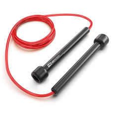 Скакалка Hop-Sport Crossfit NEW з пластиковими ручками HS-P025JR червона, код: 5902308224995