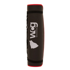 Килимок для йоги та фітнесу WCG ComfortLine NBR 10mm із захисним кантом та розміткою (чорний), код: W-NBR183b