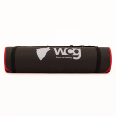 Килимок для йоги та фітнесу WCG ComfortLine NBR 10mm із захисним кантом та розміткою (чорний), код: W-NBR183b