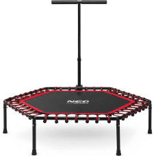 Батут Neo-Sport 11044 FT 127 см, чорний-червоний, код: 5903890604356-IN
