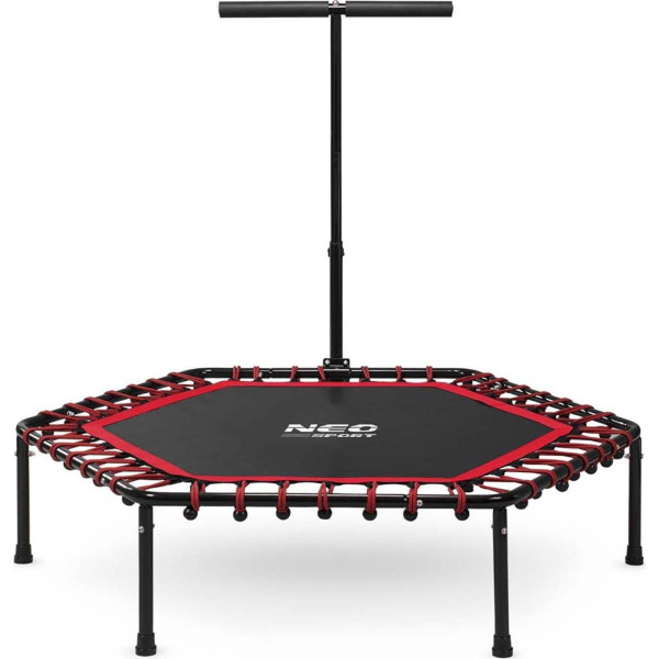 Батут Neo-Sport 11044 FT 127 см, чорний-червоний, код: 5903890604356-IN
