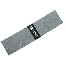Гумка тканинна для вправ стрічка опору Ezous Loop Bands Hip Band Medium-2 690х80 мм, сірий, код: K-02-M