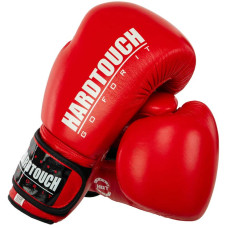 Боксерські рукавиці шкіряні Hard Touch 10 унції, червоний, код: BO-7714_10R