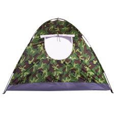 Намет універсальний тримісний Camping 2000х2000х1350 мм, камуфляж Woodland, код: SY-011-S52