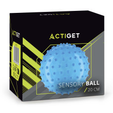 М'яч для пілатесу, йоги, реабілітації Actiget 20 см масажний Blue, код: ACT0152