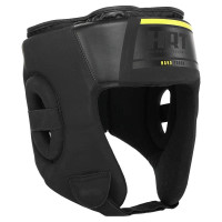 Шолом боксерський відкритий Hard Touch XL, чорний-жовтий, код: BO-4240_XLBK