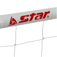 Ворота футбольні із сіткою Star 1200х800х600 мм, 1шт, білий, код: SN940C-S52