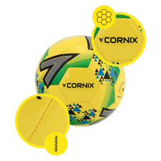 М"яч футбольний Cornix IronKick №5, жовтий, код: XR-0380