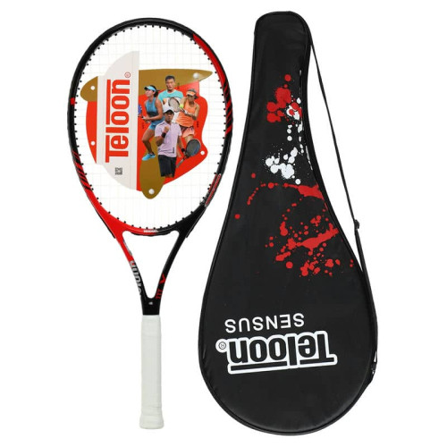 Ракетка для великого тенісу Teloon чорний-червоний, код: SENSUS-1_BKR