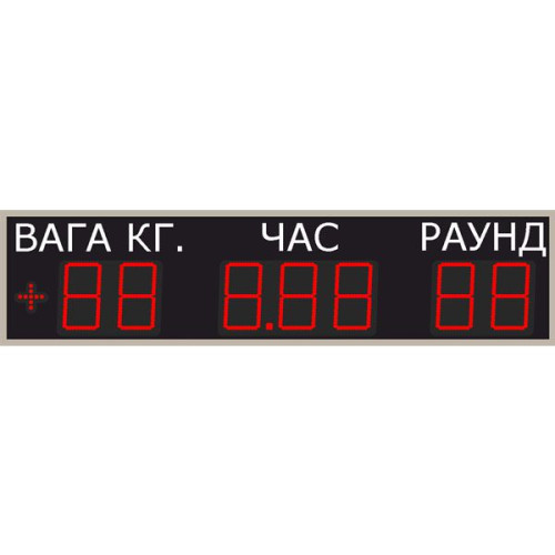 Табло для боксу LedPlay (1300х320), код: BX1503