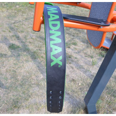 Пояс шкіряний для важкої атлетики MadMax Quick Release Belt XL, чорний-сірий, код: MFB-302_XL