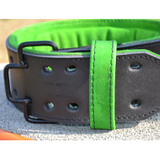 Пояс шкіряний для важкої атлетики MadMax Quick Release Belt XL, чорний-сірий, код: MFB-302_XL