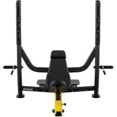 Похила лава Gymrex для штанги чорно-жовта, код: M-11036791-IN