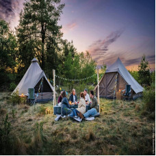 Намет десятимісний EasyCamp Moonlight Cabin Grey (120444), код: 929830-SVA