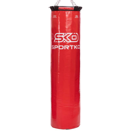 Мішок боксерський SportKo 1400х350 мм, 50 кг, червоний, код: MP-00_R