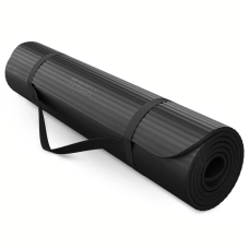 Килимок для йоги Trex Sport TX-019NGM NBR 1см 190х80 чорний,код: 5902308231900