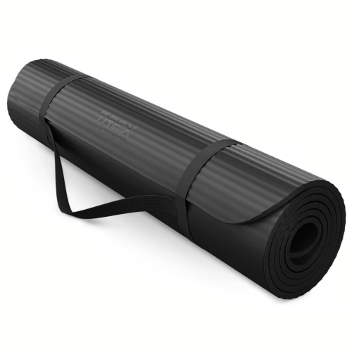Килимок для йоги Trex Sport TX-019NGM NBR 1см 190х80 чорний,код: 5902308231900