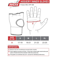 Бинт-рукавичка RDX Inner Gel Black S, код: 10407-RX