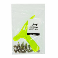 Шиповки для легкої атлетики Health розмір 35, чорний-салатовий, код: 181S_35BK