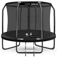 Батут Thunder Inside Elite з внутрішньою сіткою 6 футів 183 см чорний, код: Inside-Elite-6FT-BLACK-IN