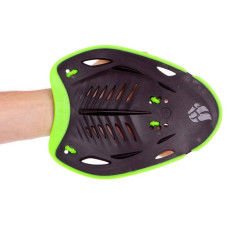 Лопатки для плавання гребні MadWave Ergo L чорний-зелений, код: M074702_LBKLG