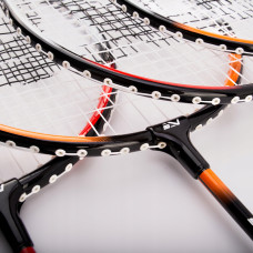 Набір для бадмінтону SportVida Pro 4 шт ракетки + 2 шт волани + сітка, код: SV-SE0003