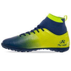 Сороконіжки футбольні Pro Action, розмір 42 (27,5см), жовтий-бірюзовий, код: PRO-823-21_42YB