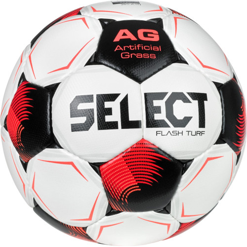 М'яч футбольний Select Flash Turf Fifa v26 057501-007 №5, білий-червоний, код: 5703543459476
