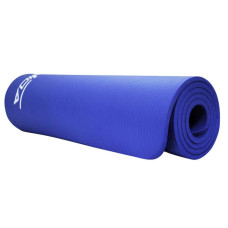 Килимок для йоги та фітнесу SportVida NBR 1800x600x10 мм, синій, код: SV-HK0069