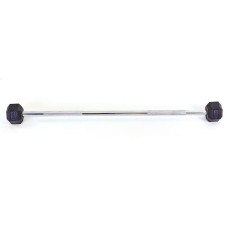 Штанга фіксована BioGym Rubber Hexagon Barbell 10 кг, код: TA-6230-10