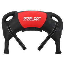 Мішок Болгарський тренувальний Zelart 20 кг, чорний-червоний, код: TA-7826-20
