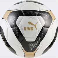М'яч футбольний Puma King Ball 084736-01 №5, білий-чорний-бежевий, код: 4069157865241
