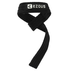 Лямки для тяги Ezous Lifting Straps 580x38 мм, 2шт, чорний, код: B-05
